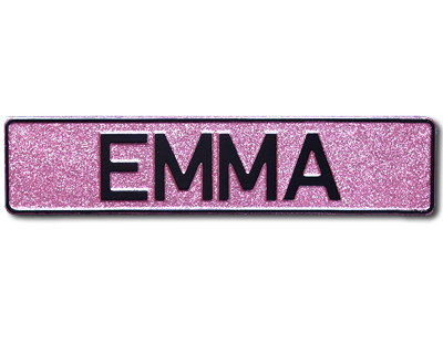 11. EU-plate Sparkly Pink